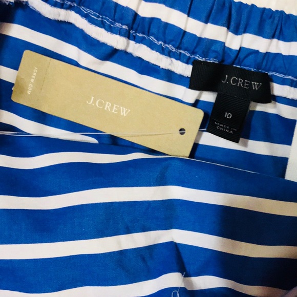J.Crew Blue Stripe Bow Top - Picture 6 of 6